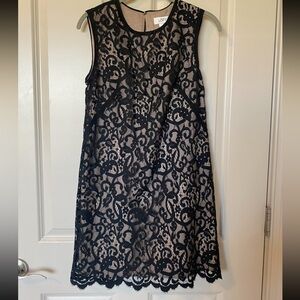 Black lace dress
